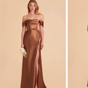 Birdy Grey Mia Dress Rust XS - Hemmed for 5”2 with 2” heels